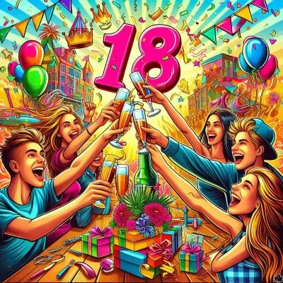 +100 Glückwünsche zum 18 Geburtstag intelligente Sprüche