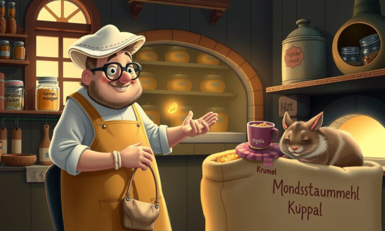 Der Bäcker backt die letzten Schlafkörnchen