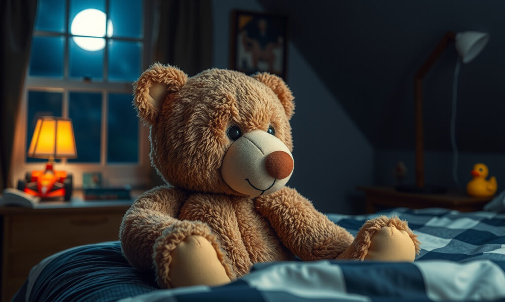 Wenn Kuscheltiere heimlich gähnen
