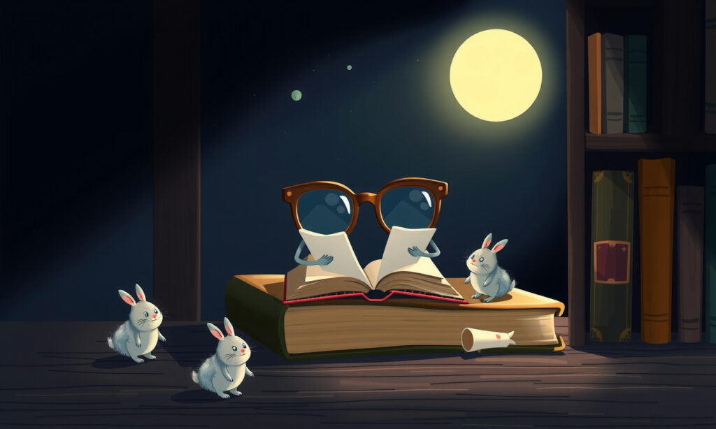 Wo schläft Papas Brille in der Nacht?
