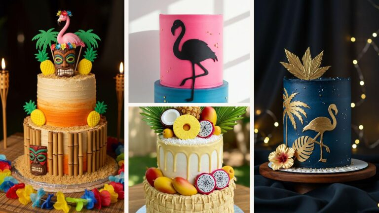 Tropen-Feeling_pur__22_Geburtstagstorten_mit_Ananas__Kokos___Flamingos