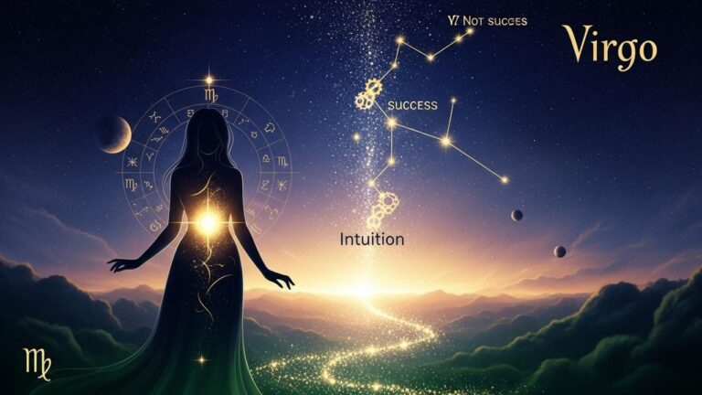 Sternzeichen Jungfrau: Intuition führt zu Erfolg. Himmelskörper, Sternenkonstellation. Idee für Karriere am 15. Juni?
