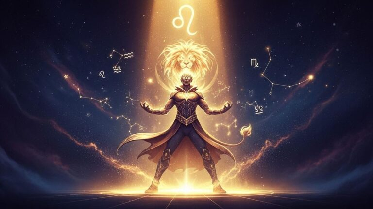 Sternzeichen Löwe: Ein kraftvolles Bild, das den Leser auffordert, am 13. Juni ins Rampenlicht zu treten. Horoskop.