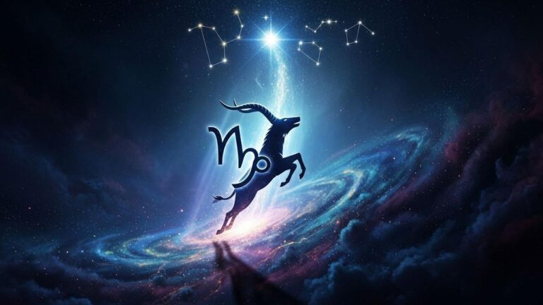 Sternzeichen Steinbock im Universum: Freitag, der 13., bringt berufliche Veränderungen.