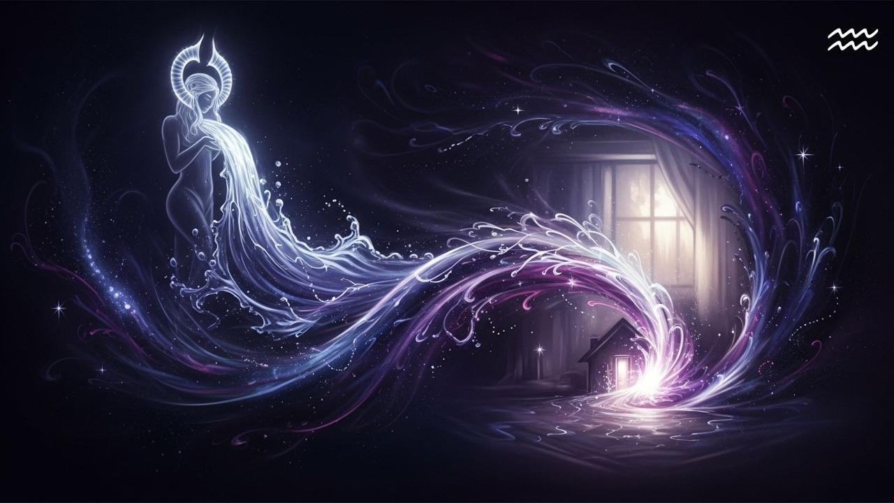 Wassermann gießt Wasser ins Haus: Transformation am 15. Juni? Horoskop-Symbolik.