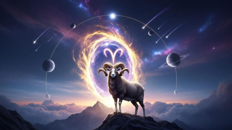Sternzeichen Widder vor kosmischem Portal: Chance am 12. Juni!